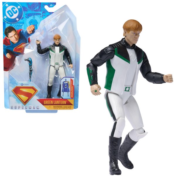 DC Comics, Superman, Green Lantern, 6-Inch Action Figure, Authentic Superman Movie Styling, Super Heroes Kids Toys for Boys and Girls Ages 4 and Up