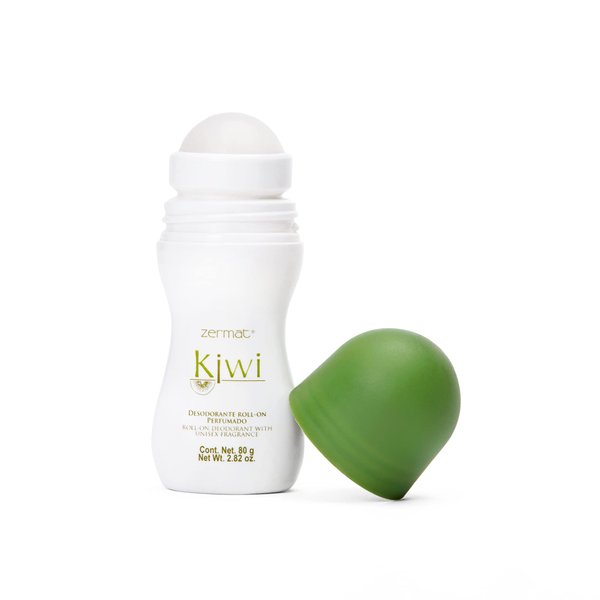 Zermat, Deodorant Women and Men, Kiwi, Roll-On Deodorant for Both, 24 h Antiperspirant, 2.82 Oz.