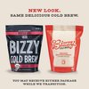 Bizzy Organic Cold Brew Coffee | Smooth & Sweet Blend | Coarse Ground Coffee | Medium Roast | Micro Sifted | Specialty Grade | 100% Arabica | 2 LB