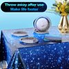 41 Pack Galaxy Party Supplies,RAIHOMKIT Outer Space Themed Birthday Party Decoration,Starry Night Supplies,Space Party Tableware Set,Starry Night Tablecloth Paper Plates Napkins for Boys Girls