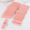 Fcozpjk Mini Nail File and Orange Sticks Set for Press On Nails, 20PCS Mini Nail File Bulk, Double Sided Disposable Nail Files, Wooden Cuticle Pusher Sticks, Manicure Pedicure Cleaner Tools
