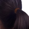 2000 Pack Mini Rubber Bands Elastic Hair Bands Soft Hair Ties with Box for Children Hair Braiding Hair Wedding Hairstyle (Dark Brown)