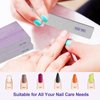 Nail Files (50 Pack), 100/180 Grit Emery Boards Nail File for Natural Nails and Acrylic Nails, Double Sided Emory Boards limas para unas acrilicas Profesional Fingernail Filer Reusable Manicure Gray