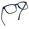 LifeArt Blue Light Blocking Glasses, Anti Eyestrain, Computer Reading Glasses, Gaming Glasses, TV Glasses for Women Men, Anti Glare (Navy, 3.00 Magnification)