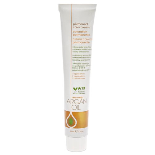 One n Only Argan Oil Permanent Color Cream - 3CP Dark Cappuccino Brown Hair Color Unisex 3 oz