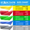 Starktape Resistance Bands Physical Therapy Professional 8 Yard Bulk. Non-Latex Elastic Exercise Fitness Band for Upper & Lower Body, Pilates, Rehab, Yoga, Pilates, Home Training Workout. Light Red