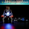 Mililier LED Light Kit for Lego 75381 Droideka Set, Compatible with Lego 75381 Building Blocks Model(Not Include Blocks Set)