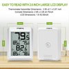 Urageuxy Indoor Outdoor Thermometer Wireless Digital Thermometer with Indoor and Outdoor Temperature Display for Home Room Monitoring