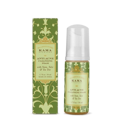 Kama Ayurveda Anti Acne Cleansing Foam, 50ml