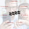 Soft Foam Nose Pads Self Adhesive Non-Slip Eyeglass Nose Pads, Thin Nosepads for Eyeglasses Sunglasses Glasses,12Pairs,1.5MM Black