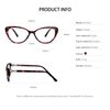 OCCI CHIARI Progressive Multifocus Women Cateye Reading Glasses Anti Blue Light Reader Spring Hinges (W+Red, 3.00)
