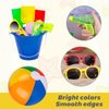 FUTUREPLUSX 56PCS Pool Party Favors, Beach Party Favors for Kids, Including Beach Balls Bulk, Sand Toys, Sunglasses, Summer for Supplies Birthday Party