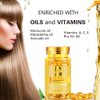 Perfect Care Keratin Hair Treatment Oil Vitamin Serum with Argan, Macadamia and Avocado Oils, Vitamin B5 & Amino Acids for All Hair Types of Men and Women 50ML