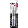 SHARPIE Metallic Permanent Markers, Fine Point, Silver, 2 Count