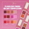 Juvia's Place Blushed Duo Blush Volume4 - Two Tone Pigmented Buildable Pressed Mineral Powder - Rosy Natural Cheeks Matte Fresh Finish for All Skin Color