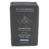 Sunaroma Soap Bar Charcoal With Bergamot Oil 8 Ounce (2 Pack)