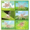 3D Wooden Insect Puzzle - 6 Piece Set Insect Animal Skeleton Assembly Model Puzzle - DIY Wooden Crafts 3D Puzzle - STEM Toys Gifts for Kids and Adults Teens Boys Girls