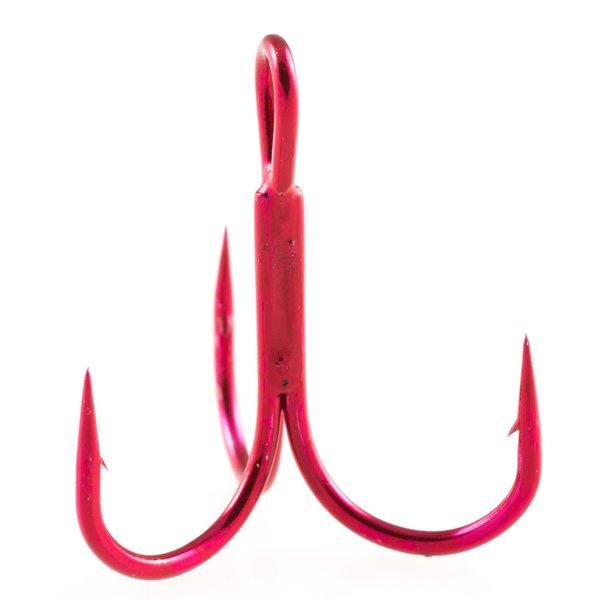 Owner American ST-36 Treble Hook (8-Pack), Red, 6 (5636-053)