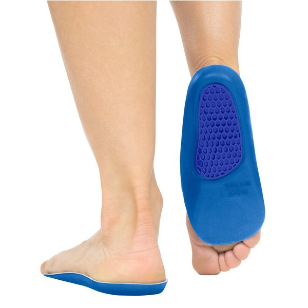 Envelop Gel Insoles for Women, Men & Flat Feet - 3/4 Arch Support Insoles for Plantar Fasciitis, Orthotic Shoe Insoles for Foot Pain Relief