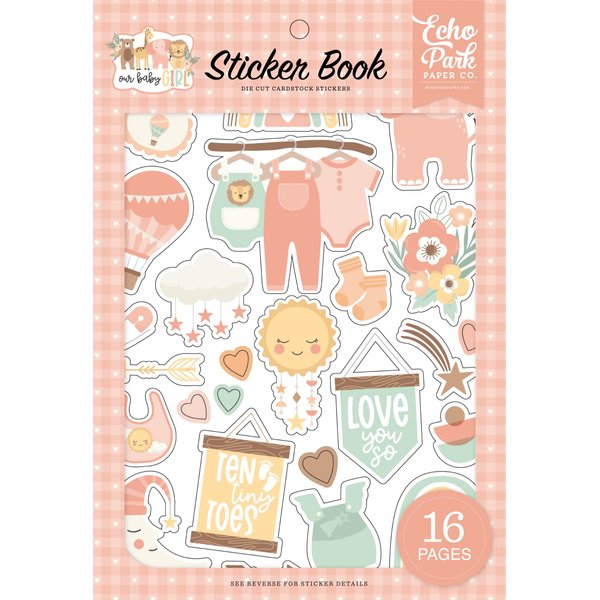 ECHO PARK PAPER COMPANY Baby Girl Echo Park Sticker Book