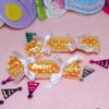 10 Pairs Girls' Hair Barrettes - 2 Each X 5 Hard Candy Pastel Color Assortment.