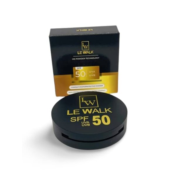 Le walk Compact photoprotective powder Mineral Sunscreen UVA/UVB SPF50 (Beige)