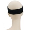 GEX Wig Grip Band Flexible Velvet Scarf Head Hair Band Wig Band with Adjustable Fastern (Dark Black)