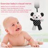 rolimate Baby Toy Cartoon Animal Stuffed Hanging Rattle Toys, Baby Bed Crib Car Seat Travel Stroller Soft Plush Toys with Wind Chimes, Best Birthday Gift for Newborn 0-18 Month