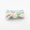Organic Knotted Adjustable Headbands for Baby Girls - Rainbow Stripes
