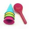 Toyvian Children Toys 6pcs Beach Sand Toys, Sand Ice Cream Molds Set, Ice Cream Sand Toys, Plastic Ice Cream Cones Scoop for Kids Beach Toys (Random Color) Beach Toy