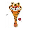 ArtCreativity Zoo Animal Paddle Balls, Pack of 12, 9 Inch Wooden Paddleball with String, Assorted Designs, Great Party Favors, Goodie Bag Fillers, Fun Activity Toys for Kids