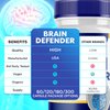 (2 Pack) Brain Defender Capsules, Official Brain Defender Supplement with All Natural Ingredients, Braindefender Advanced Nootroptic with Max Strength Vitamins for Health and Wellness (120 Capsules)