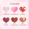 6 Colors Lip Oil, Hydrating Tinted Plumping Lip Gloss, Shiny Glow Non-sticky Nourishing Lip Care Oil