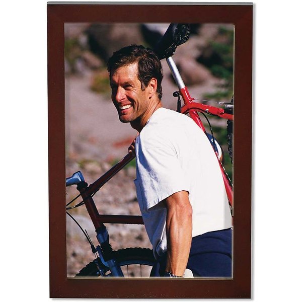Lawrence 755646 4x6 Walnut Wood Picture Frame - Gallery Collection