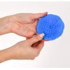 Niva Hair Scalp Massager Shampoo Brush - Flexible Scalp Exfoliator Dandruff Brush and Grass Shape Handle - Baby Shower Bath Brush Suitable for Women, Men & Pets | Pack 0f 4 (Blue-Green-Orange-Fuchsia)