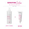SVR Sensifine AR Micellar Water - Niacinamide. Soothing, Redness Relief Face Cleanser & Makeup Remover for Face, Eyes, Lips. Gentle, No-Rinse Cleanser for Sensitive, Reactive Skin, 13.5 fl.oz.