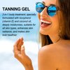 2PCS Luxury Intensive Tanning Gel, Intensive Tanning Luxe Gel, Natural Tanning Accelerator Cream Gel for Natural Tan Skin, Tanning Cream for Sunbeds & Outdoor Sun(5oz/1pcs)