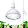 Barrina LED Grow Light Bulb with Timing and Hanging System, 25W Full Spectrum, 4H/9H/14H Timer, Hanging Grow Lights for Indoor Plants with 16.4FT Power Cord, Plug in Pendant Light for Plants