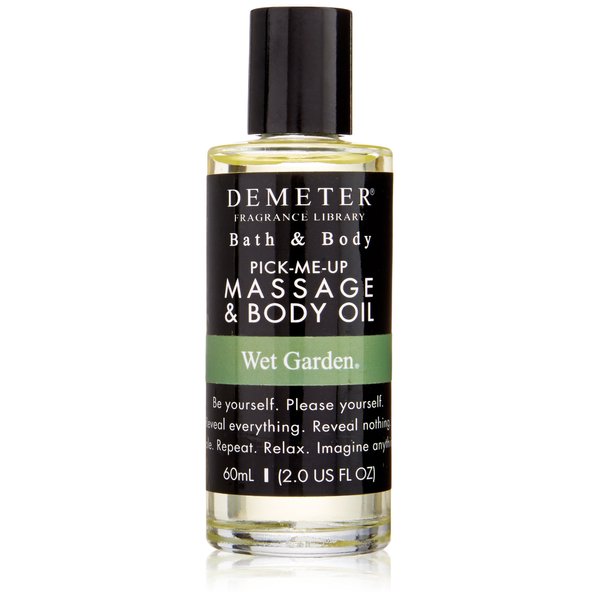 Demeter Massage and Body Oil for Unisex, Wet Garden, 2 Ounce