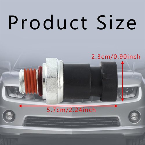 Oil Pressure Sensor Switch, Automotive Replacement Transmission Oil Pressure Sensor, Oil Pressure Sensor Compatible with Cadillac Buick GMC, Replaces 12570964, D1843A, 12635957