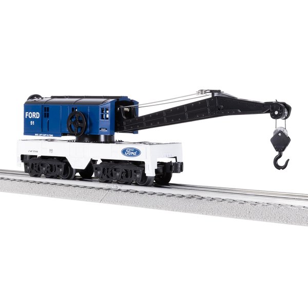 Lionel Ford O Gauge Model Train Crane Car