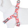 Blueberry Pet 9 Patterns Step-in Spring Scent Inspired Rose and Polka Dot Print Brink Pink Dog Harness, Chest Girth 16.5" - 21.5", Small, Adjustable Harnesses for Dogs