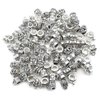 100 pcs Clasp Bail Beads Charms,Bail Tube Beads, Loose Spacer Bead,Bead Hanger Charm for Jewelry Making DIY Necklace Bracelet (M611)