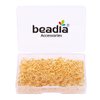 BEADIA 18K Gold Plated Jump Rings Non Tarnish 7mm 300pcs for Jewelry Making Findings