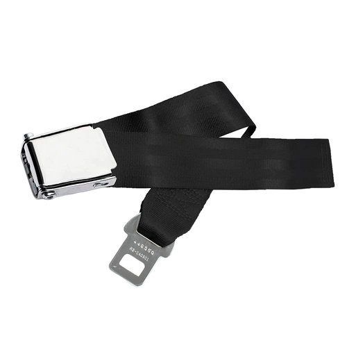 Adjustable Airplane Seat Belt Extender with Carry Case - Fits All of Airlines Except Southwest - E4 Safety Certified