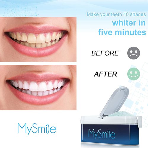 MySmile Teeth Whitening Powder for Tooth Whitening, Toothpaste Natural Powder Teeth Whitener, Enamel Safe Whitening Tooth Cleaning Powder, Tooth Stain Remover and Polisher, Fresh Mint