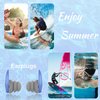 Swimming Ear Plugs for Adults,3 Pairs Waterproof Silicone Reusable Swim Earplugs for Swimming Surfing Diving Showering, Recommended for 14 Years Olds up (Blue,Grey,Black)