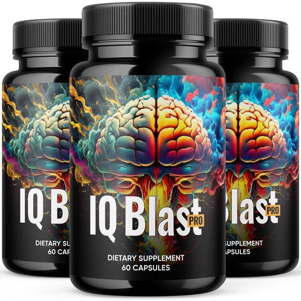 IQ Blast Pro Official - IQblast Pro Supplement Capsules, Brain Pills for Memory and Focus, IQblastpro Blaster Premium Clarity Support Advanced Formula Reviews All Natural Ingredients (3)