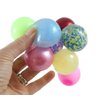 Curious Minds Busy Bags 8 Mini Stress Balls - 4 Glitter, Metallic, Confetti, Glow in Dark 1.5" Stress Ball - Ceiling Sticky Glob Balls - Squishy Gooey Shape-able Squish Sensory Squeeze Balls