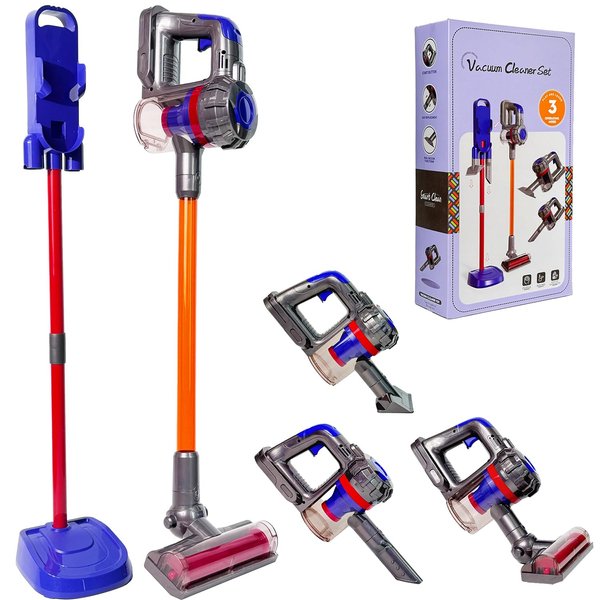 Yocool 3 in 1 Kids Vacuum That Really Works, Toddler Toy Vacuum Cleaning Set for Children Aged 3+, Fun Kids Working Toy Vacuum Cleaner Toddler Housekeeping Toy (Multi01)